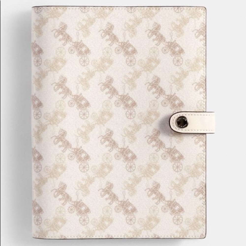 SOLD Coach Notebook Horse and Carriage Print
